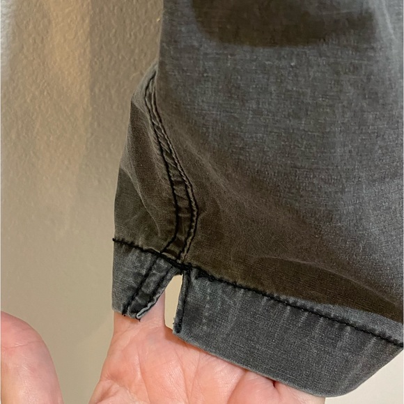 Quiksilver Boys Black Acid Wash Taxer Pull On Walk Shorts - Medium/12 - Picture 3 of 13